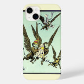 ヴィンテージオズの魔法使い飛んでいるドロシーとサル Case-Mate iPhoneケース (裏面)