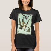 ヴィンテージオズの魔法使い飛んでいるドロシーとサル Tシャツ (正面)