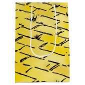 ヴィンテージオズの魔法使い 黄色いレンガの道 デンスロー ミディアムペーパーバッグ (裏面)