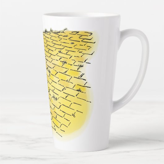 ヴィンテージオズイエローブリックロードバイデンスロー カフェラテマグ (右)