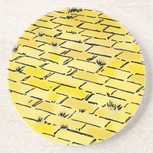 ヴィンテージオズイエローブリックロードバイデンスロー コースター (正面)