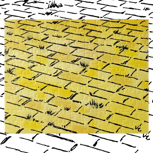 ヴィンテージオズイエローブリックロードバイデンスロー ジグソーパズル