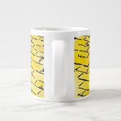 ヴィンテージオズイエローブリックロードバイデンスロー ジャンボコーヒーマグカップ (裏面)