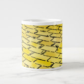 ヴィンテージオズイエローブリックロードバイデンスロー ジャンボコーヒーマグカップ (正面)