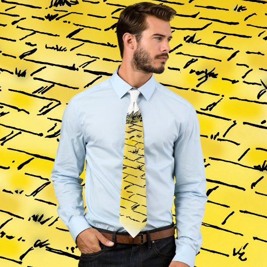 ヴィンテージオズイエローブリックロードバイデンスロー ネクタイ