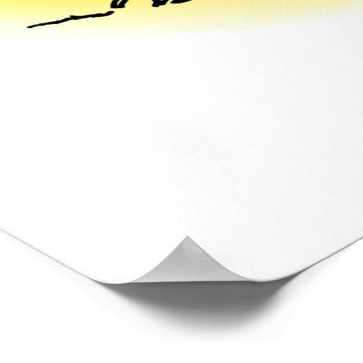 ヴィンテージオズイエローブリックロードバイデンスロー ポスター (角)