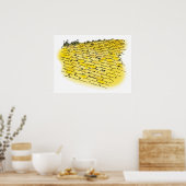 ヴィンテージオズイエローブリックロードバイデンスロー ポスター (キッチン)