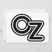 ヴィンテージオズ童話の白黒の魔法使い (正面)