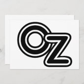 ヴィンテージオズ童話の白黒の魔法使い (正面/裏面)