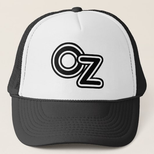 ヴィンテージオズ童話の白黒の魔法使い キャップ (正面)