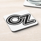 ヴィンテージオズ童話の白黒の魔法使い コースター (左側)