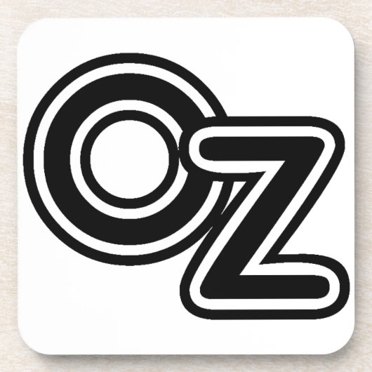 ヴィンテージオズ童話の白黒の魔法使い コースター (正面)