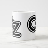 ヴィンテージオズ童話の白黒の魔法使い ジャンボコーヒーマグカップ (正面)