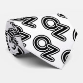 ヴィンテージオズ童話の白黒の魔法使い ネクタイ (ロール)