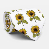ヴィンテージオズ童話ひまわり開花 ネクタイ (ロール)