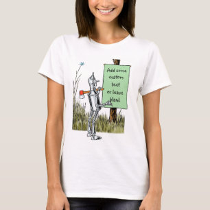 ヴィンテージオズ魔法使いティンマン読のサイン Tシャツ