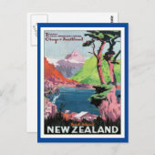 ヴィンテージオタゴニュージーランドポストカード ポストカード (正面/裏面)