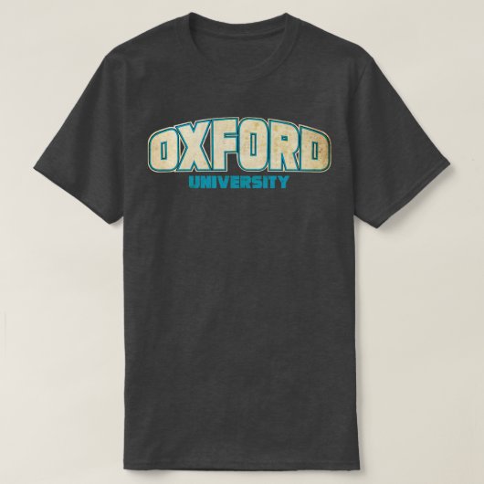 ヴィンテージオックスフォード大学 Tシャツ (デザイン正面)