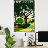 ヴィンテージオッシーウッズバイエドワード・マクナイト・カウファー ポスター (ホームオフィス)