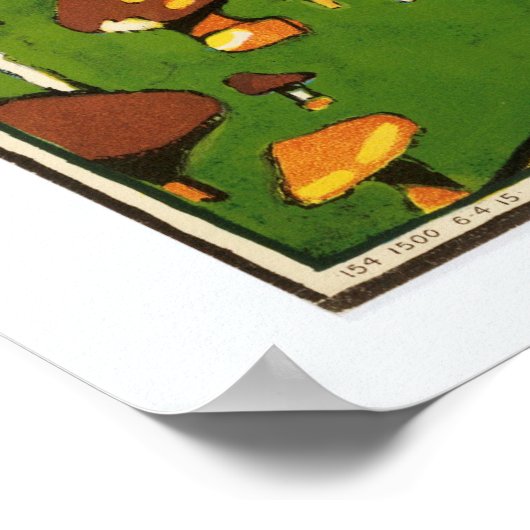 ヴィンテージオッシーウッズバイエドワード・マクナイト・カウファー ポスター (角)