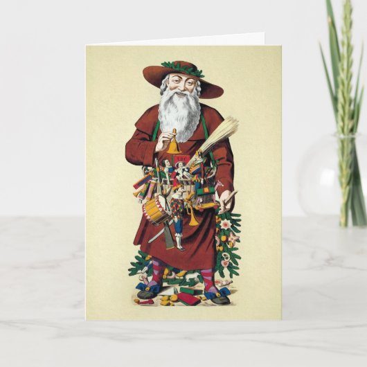 ヴィンテージオッドサンタホリデーカード シーズンカード (正面)