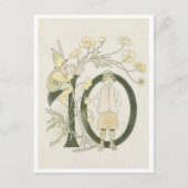 ヴィンテージオティリアアデルボルグフローラ番号 – 10 ポストカード (正面)
