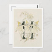 ヴィンテージオティリアアデルボルグフローラ番号 – 11 ポストカード (正面/裏面)