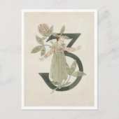 ヴィンテージオティリアアデルボルグフローラ番号 – 3 ポストカード (正面)