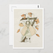 ヴィンテージオティリアアデルボルグフローラ番号 – 7 ポストカード (正面/裏面)