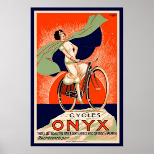 ヴィンテージオニキス自転車広告 ポスター