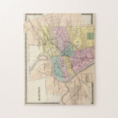 ヴィンテージオハイオの地図(1872年) ジグソーパズル (縦)