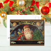 ヴィンテージオパーソナライズされたールドクラシックサンタ ポストカード