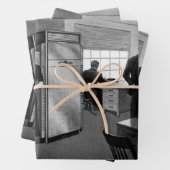 ヴィンテージオフィス、エグゼクティブビジネスマンオフィス ラッピングペーパーシート (インサイチュ)