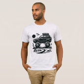 ヴィンテージオフロード車 Tシャツ (正面フル)