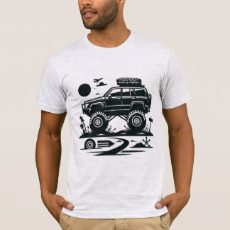 ヴィンテージオフロード車 Tシャツ