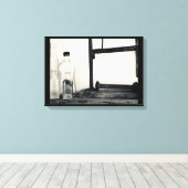 ヴィンテージオブジェクト工業用キャンバスウォールアート キャンバスプリント (インサイチュ (ウッドフロア))