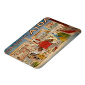 ヴィンテージオペラアイダアートワーク マグネット (左側)