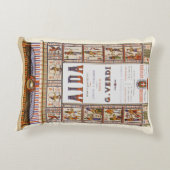 ヴィンテージオペラ音楽,エジプトアイダバイヴェルディ アクセントクッション (裏面)