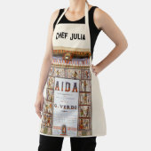 ヴィンテージオペラ音楽，エジプトアイダバイヴェルディ エプロン (インサイチュ)