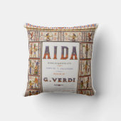 ヴィンテージオペラ音楽,エジプトアイダバイヴェルディ クッション (裏面)