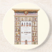 ヴィンテージオペラ音楽，エジプトアイダバイヴェルディ コースター (正面)