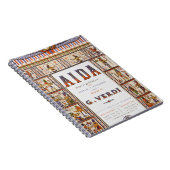 ヴィンテージオペラ音楽，エジプトアイダバイヴェルディ ノートブック (右側)