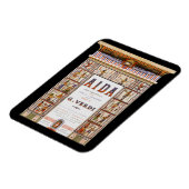 ヴィンテージオペラ音楽,エジプトアイダバイヴェルディ マグネット (左側)