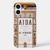 ヴィンテージオペラ音楽,エジプトアイダバイヴェルディ Case-Mate iPhoneケース (裏面)