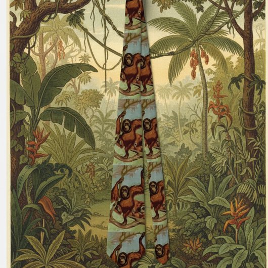 ヴィンテージオランウータン ネクタイ