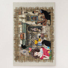 ヴィンテージオランダアーティスト&グラフィモダンックス ジグソーパズル