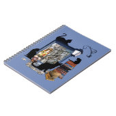 ヴィンテージオランダアーティスト&黒猫 ノートブック (左側)