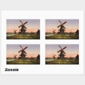 ヴィンテージオランダウィンドミルカスタムズのシール 長方形シール (シート)