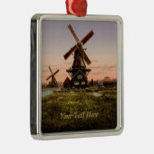 ヴィンテージオランダウィンドミルカスタムズオーナメント メタルオーナメント (右)