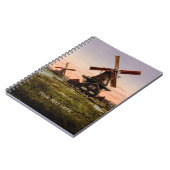 ヴィンテージオランダウィンドミルズカスタムノートブック ノートブック (左側)